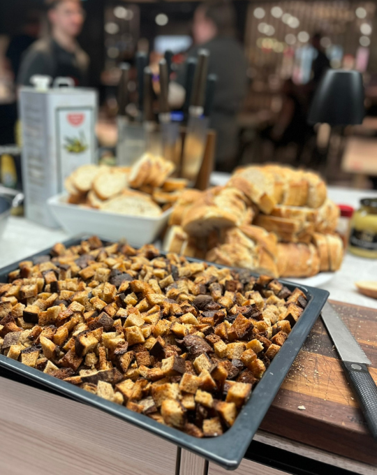 ger&ouml;stetes Martha-Brot f&uuml;r den Brotsalat