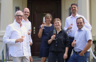v.l.n.r.: Hans-Hermann und Tim Schröer, Beate und Annika Heislitz, Kai Schröer und Matthias Heislitz.