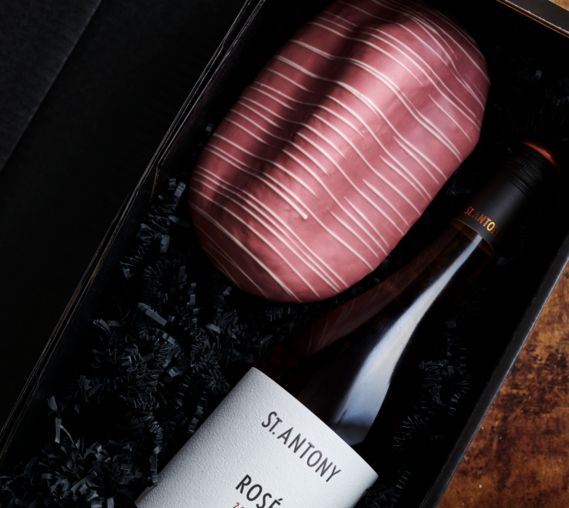 Rosé Wein St. Antony Stollen Ruby Kakaobohne