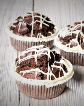 Doppel-Schoko Muffin
