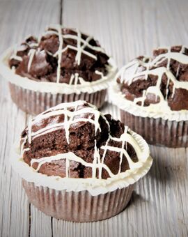 Doppel-Schoko-Muffin