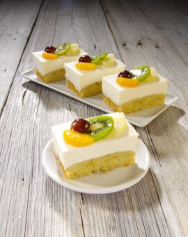 Joghurt-Sahne-Schnitte