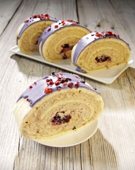 Brombeer-Quark-Sahne Rolle