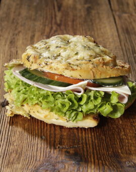 Schinken-Käse-Schnecke