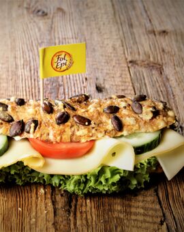 Käse-Kürbis-Stange mit Fol-Epi