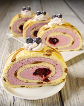 Cassis-Sahne Rolle