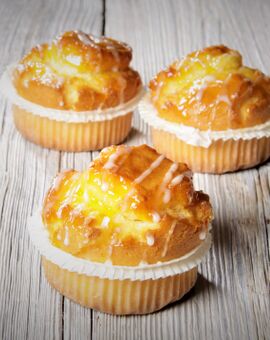 Zitronen Muffin