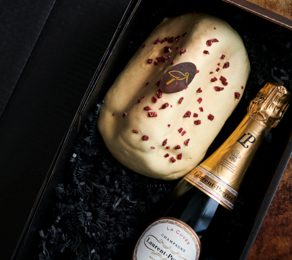 Champagner Laurent-Perrier, Stollen Geschenk
