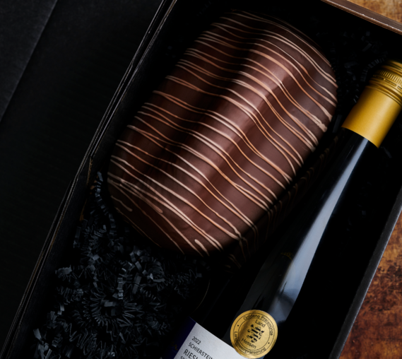 handgefertigter Stollen mit Riesling Weingut Meilinger