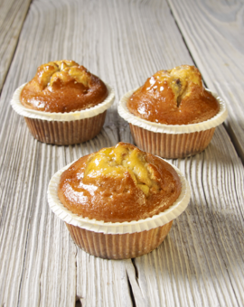 White Chocolate-Cranberry Muffin