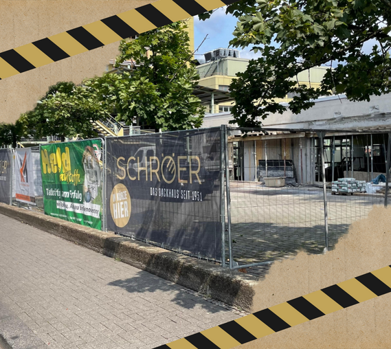 Beginn des Umbaus