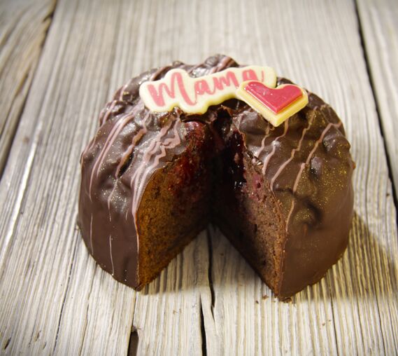 Muttertagsküchle angeschnitten